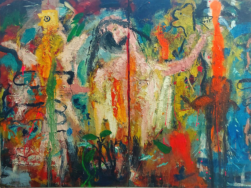 Burning,-2023,-oil-on-canvas-220x200 cm