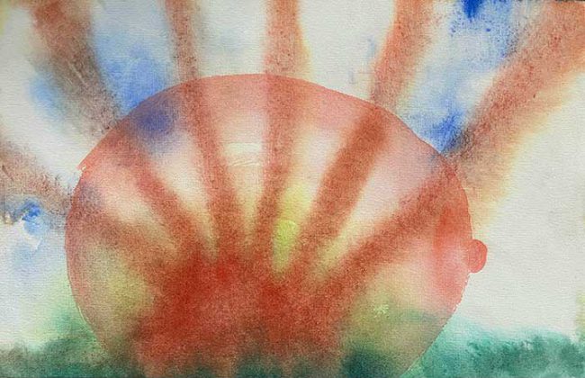 Bob sunrise.. Sunrise tits.. 2020, pencil on paper, 30/42 cm