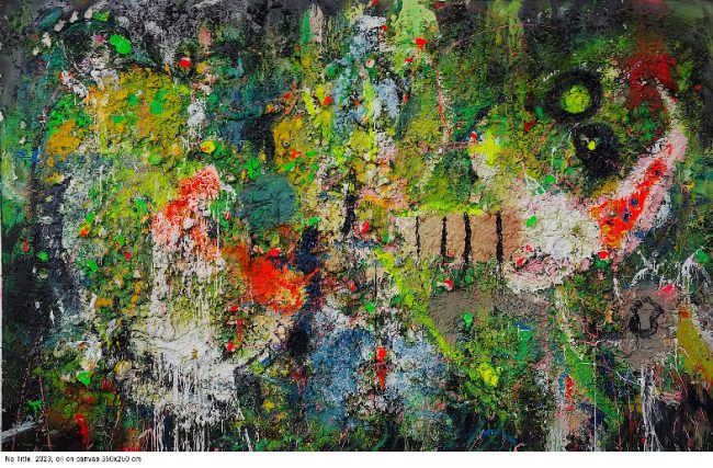 No Title 2023 oil on canvas 350x250 cm